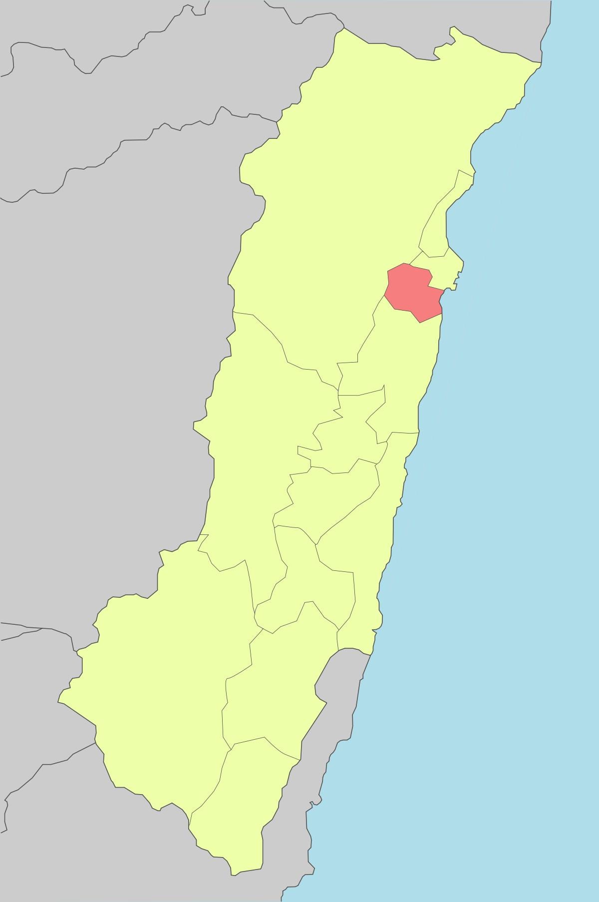 نقشه hualien تایوان