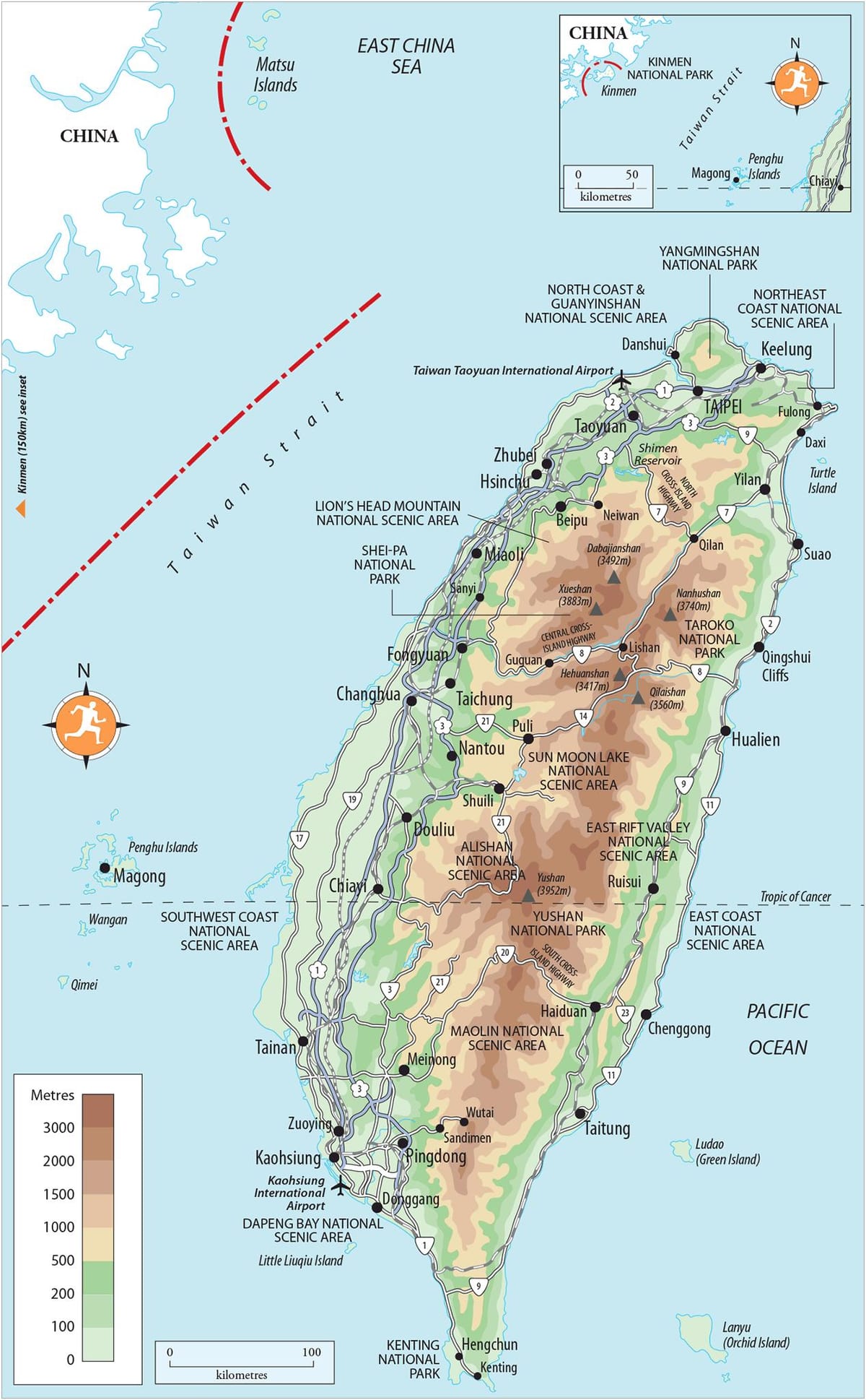 نقشه kenting تایوان
