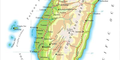 نقشه هسینچو تایوان