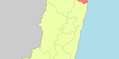 نقشه hualien تایوان