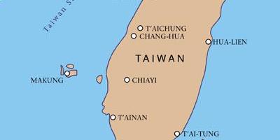 تایوان فرودگاه بین المللی نقشه