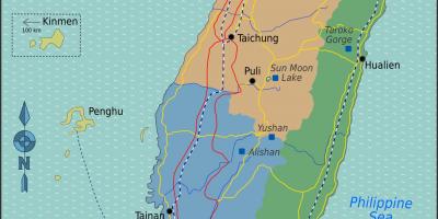 تایپه تایوان نقشه محل
